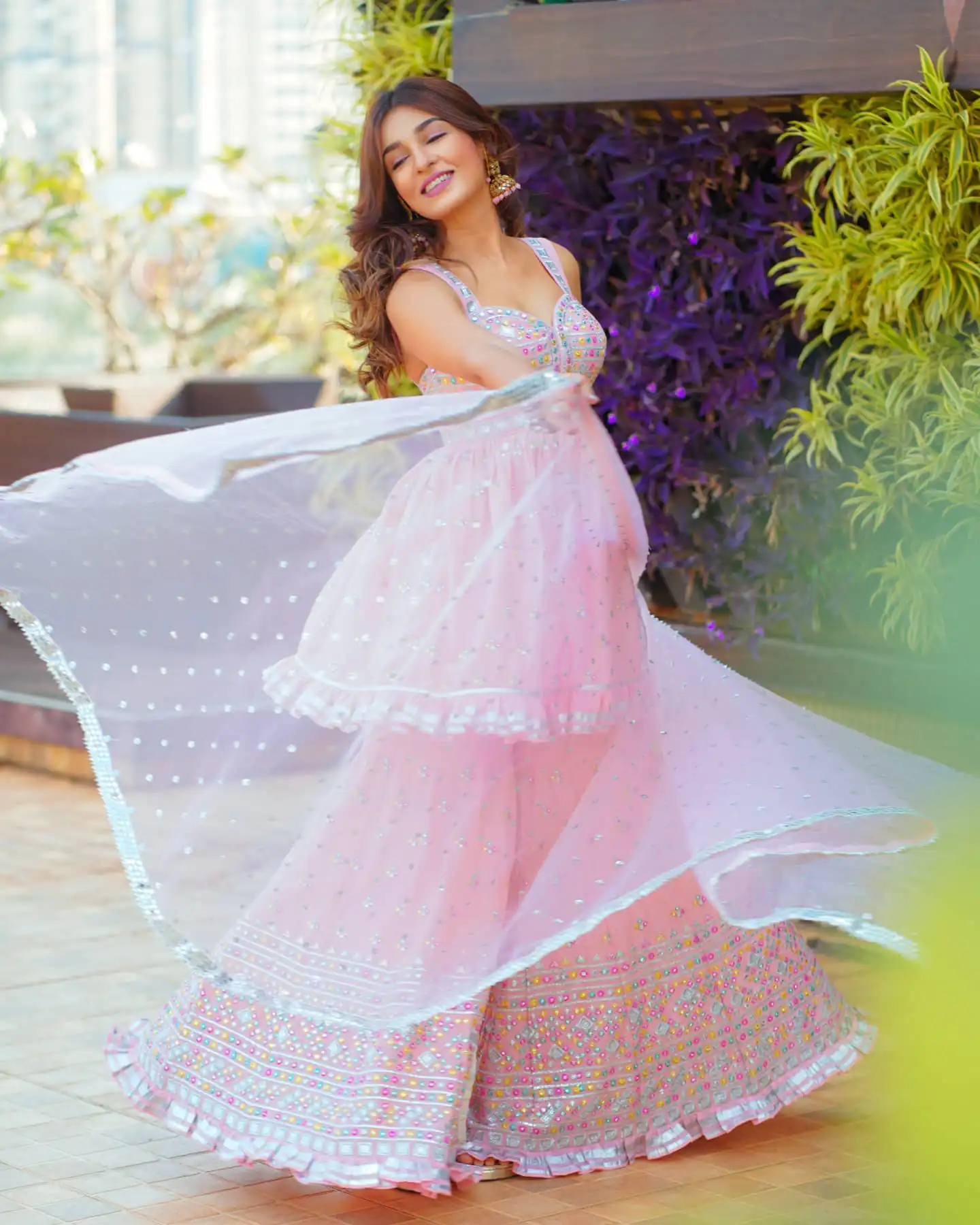 NSR 202 Pink Top : Heavy Faux Georgette Sharara : Heavy Faux Georgette Work : Heavy Embroidery Work Wedding, Party @2099/- | Salwar suit, Designer Suits, Casual Suits, Creative suits, Palazzo Suits, Party Wear Suits, Straight Suits