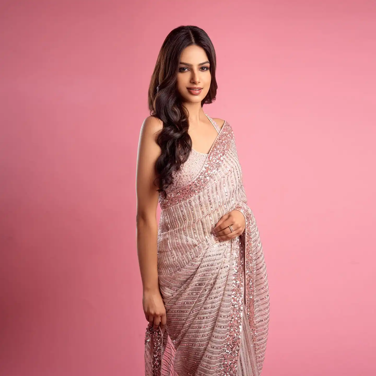 LG 1334 Pink Saree : Georgette Blouse : Phantom Silk Work : Sequence Embroidered Work On All Over The Saree Party, Wedding, @1999/- Only | Sarees, Bollywood Sarees, Creative Sarees, Designer Sarees, Embroidered Sarees, Ethnic Saree, Party Wear Sarees