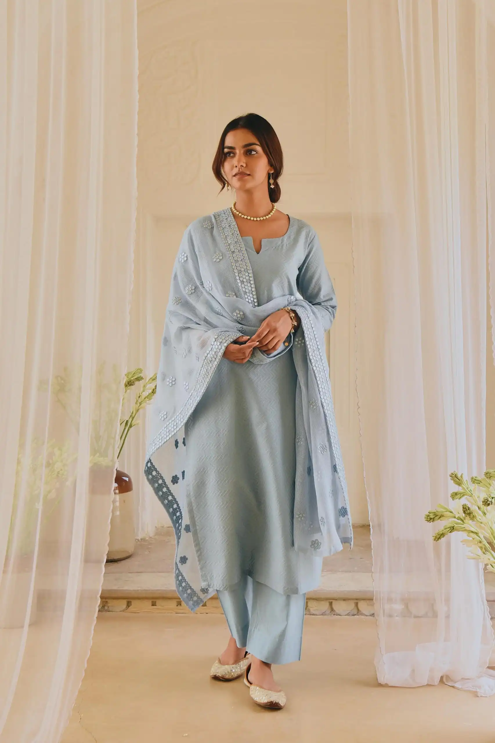 SSR 307 Grey Top : Heavy Faux Georgette Work : Fancy Thread Embroidery Work Glorious Grey Color Heavy Georgette Designer Salwar Suit @1649/- Only | Salwar suit, Designer Suits, Casual Suits, Creative suits, Party Wear Suits, Straight Suits