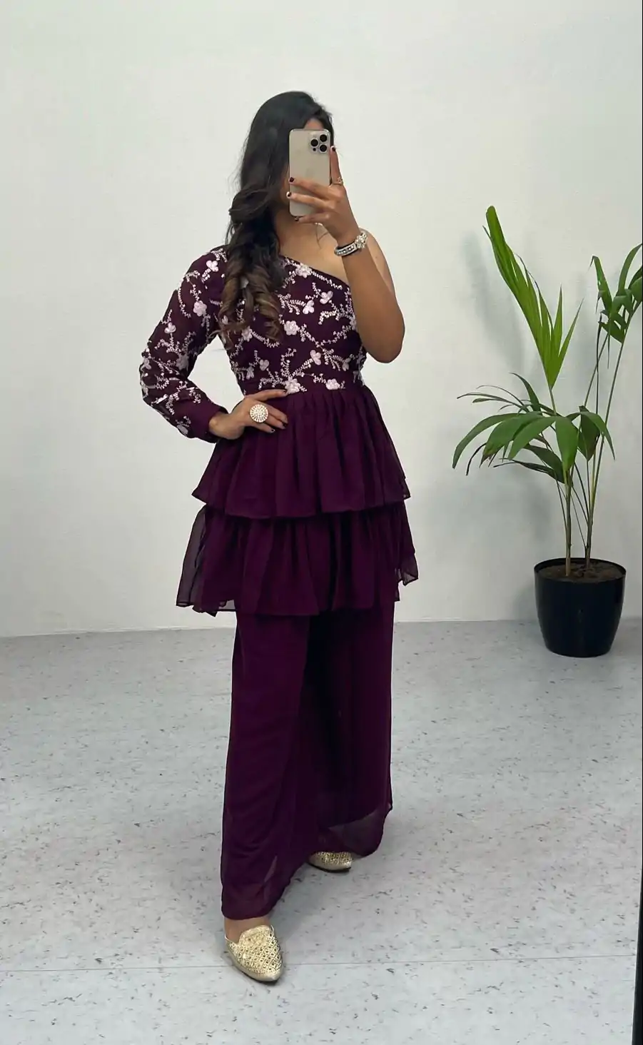 RC 263 PurpleHeavy Georgette Embroidery Sequence Work Plazzo Suit Casual, Wedding, Party, Festive, Events Etc. Expected Delivery  4-6 Working Days @1749 | Salwar suit, Designer Suits, Casual Suits, Creative suits, Palazzo Suits, Party Wear Suits, Straight Suits