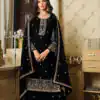 DS LT 8301 Black color Georgette Embroidery Sequence Work Sharara Suit Wedding, Festive, Events Etc. Expected Delivery 4-6 Working Days @2149/- | Jump Suits, Salwar suit, Designer Suits, Casual Suits, Creative suits, Palazzo Suits, Party Wear Suits, Patiala Suits, Straight Suits