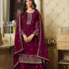 DS LT 8301 Purple color Georgette Embroidery Sequence Work Sharara Suit Wedding, Festive, Events Etc. Expected Delivery 4-6 Working Days @2149/- | Jump Suits, Salwar suit, Designer Suits, Casual Suits, Creative suits, Palazzo Suits, Party Wear Suits, Patiala Suits, Straight Suits