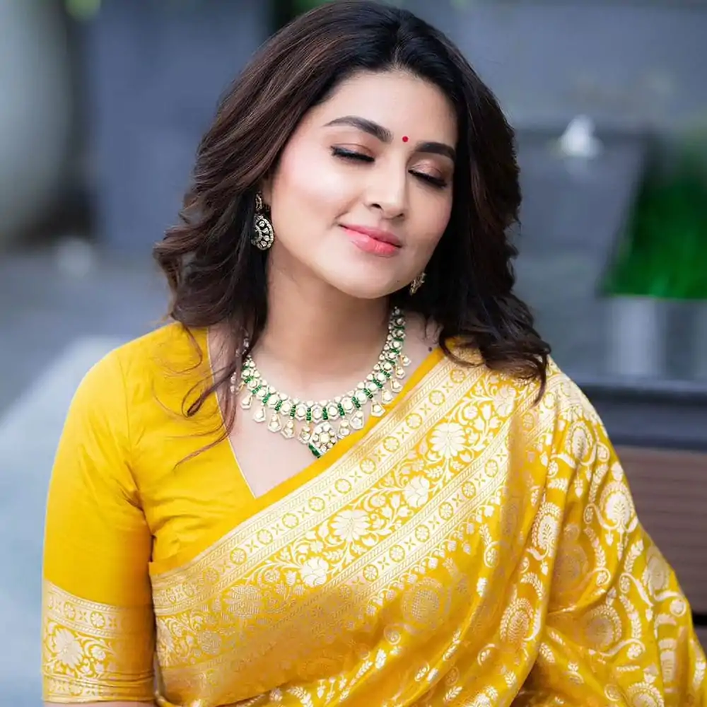 DDF Yellow Zalar Color Banarasi Soft Silk Ordinary Design Saree Casual, Party Wear, Wedding, Events, Etc. Expected Delivery 4-6 Working Days 1399/- | Sarees, Bollywood Sarees, Creative Sarees, Designer Sarees, Embroidered Sarees, Ethnic Saree, Modern Digital sarees, Party Wear Sarees