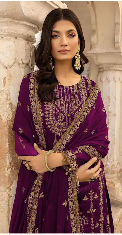 DS 1012 Purple Color Georgette Embroidered Sequence Salwar Suit Casual, Wedding, Festive, Events Etc. Expected Delivery 4-6 Working Days @1799/- | Salwar suit, Designer Suits, Casual Suits, Creative suits, Palazzo Suits, Party Wear Suits, Patiala Suits, Straight Suits