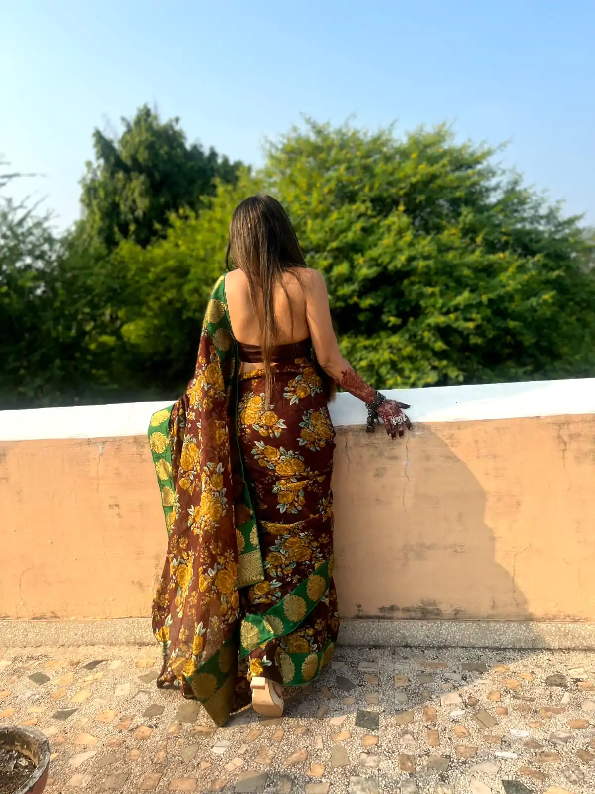 JR 471 Coffee Color Printed Manipuri Silk Saree Casual, Party Wear, Wedding, Events Etc. Expected Delivery 4-6 Working Days 1249/- | Sarees, Bollywood Sarees, Creative Sarees, Designer Sarees, Embroidered Sarees, Ethnic Saree, Modern Digital sarees, Party Wear Sarees