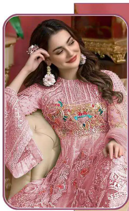 FC:-241Pink color heavy net with Embroidery And Sequence Stone Work Classic Anarkali Suit Wedding,Party,Festive@2299/- Only | Anarkali Suits, Bollywood Anarkali, Creative-Anarkali, Designer Anarkali, Embroidered Anarkali, Party Wear Anarkali