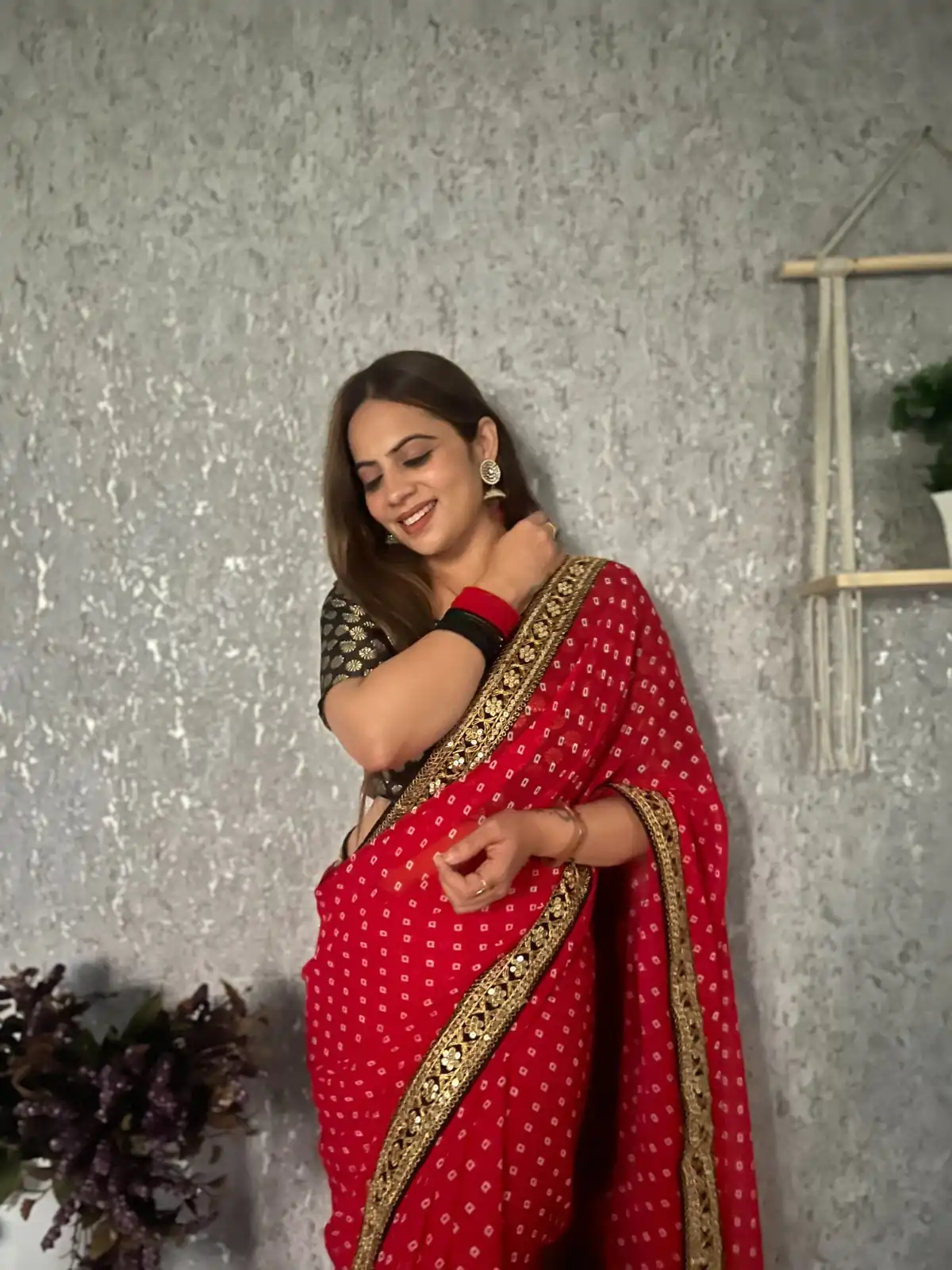 JR 543 Red Color Printed Georgette With Sequence Embroidery Lace Saree Casual, Party Wear, Wedding, Events Etc. Expected Delivery 4-6 Working Days 1449/- | Sarees, Bollywood Sarees, Creative Sarees, Designer Sarees, Embroidered Sarees, Ethnic Saree, Modern Digital sarees, Party Wear Sarees