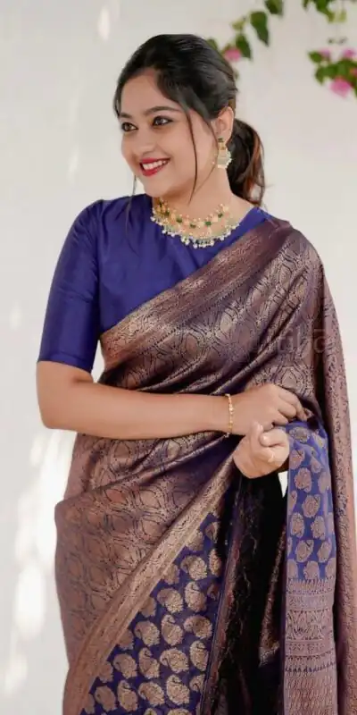 DDF SUPRIYA Navy Blue Color Soft Lichi Silk With Ordinary Design Saree Casual, Party Wear, Wedding, Events Etc. Expected Delivery 4-6 Working Days 1399/- | Sarees, Bollywood Sarees, Creative Sarees, Designer Sarees, Embroidered Sarees, Ethnic Saree, Modern Digital sarees, Party Wear Sarees