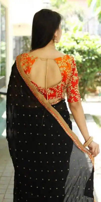 JR 464 Black Color Georgette Embroidery Sequence Work Saree Casual, Wedding, Festive, Events Etc. Expected Delivery 4-6 Working Days @1499/- | Sarees, Bollywood Sarees, Creative Sarees, Designer Sarees, Embroidered Sarees, Ethnic Saree, Modern Digital sarees, Party Wear Sarees