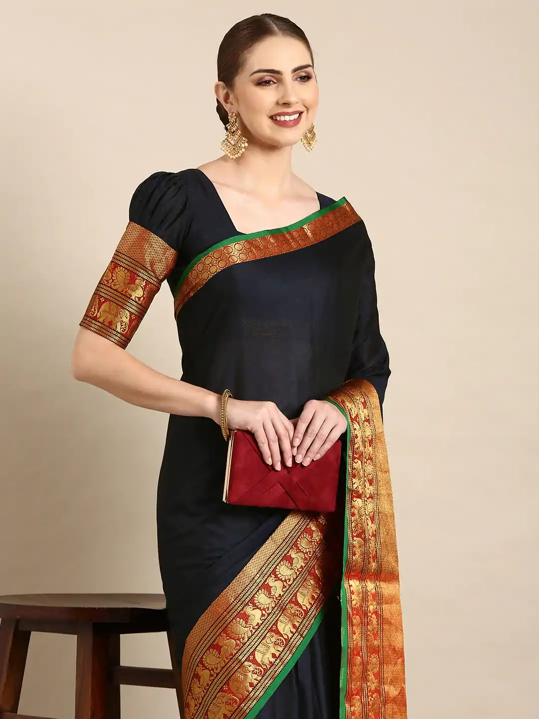 YNF 7409 Black Color Narayan Pet Zari Weaving Work Saree Casual, Party Wear, Wedding, Events Etc. Expected Delivery 4-6 Working Days @1399/- | Sarees, Bollywood Sarees, Creative Sarees, Designer Sarees, Embroidered Sarees, Ethnic Saree, Modern Digital sarees, Party Wear Sarees