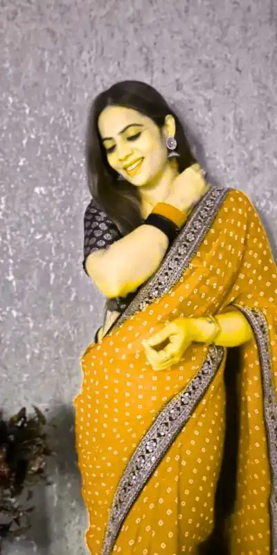 JR 543 Yellow Color Printed Georgette With Sequence Embroidery Lace Saree Casual, Party Wear, Wedding, Events Etc. Expected Delivery 4-6 Working Days 1449/- | Sarees, Bollywood Sarees, Creative Sarees, Designer Sarees, Embroidered Sarees, Ethnic Saree, Modern Digital sarees, Party Wear Sarees