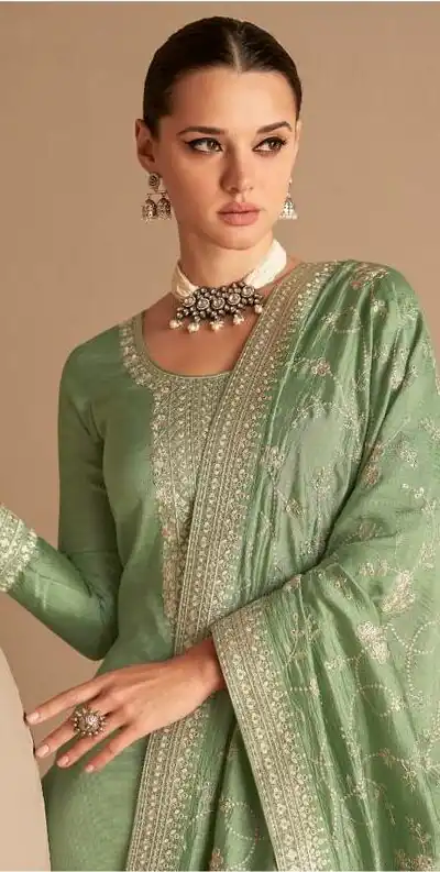 Ashirwad 9526 Green Color Sequence Embroidery Stone Work Salwar Suit , Wedding, Party, Festive, Events Etc. Expected Delivery 4-6 Working Days @2250/- | Salwar suit, Designer Suits, Casual Suits, Creative suits, Palazzo Suits, Party Wear Suits, Straight Suits