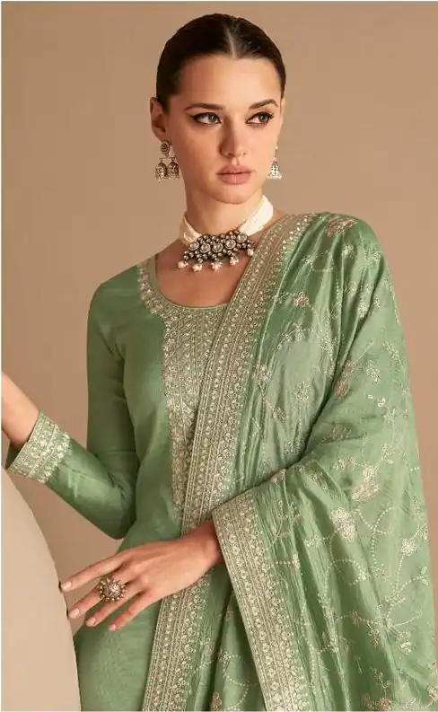 Ashirwad 9526 Green Color Sequence Embroidery Stone Work Salwar Suit , Wedding, Party, Festive, Events Etc. Expected Delivery 4-6 Working Days @2250/- | Salwar suit, Designer Suits, Casual Suits, Creative suits, Palazzo Suits, Party Wear Suits, Straight Suits