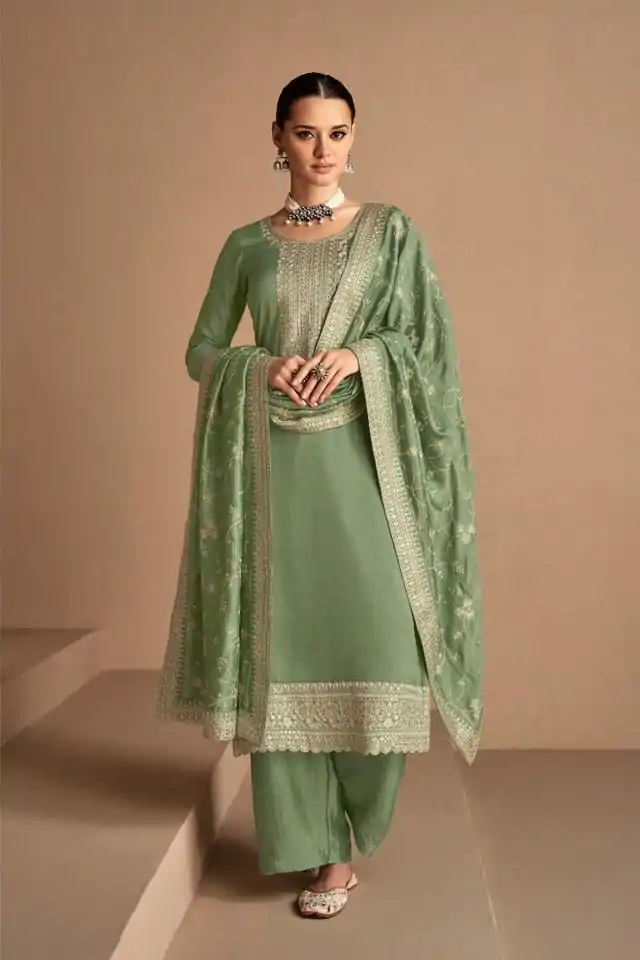 Ashirwad 9526 Green Color Sequence Embroidery Stone Work Salwar Suit , Wedding, Party, Festive, Events Etc. Expected Delivery 4-6 Working Days @2250/- | Salwar suit, Designer Suits, Casual Suits, Creative suits, Palazzo Suits, Party Wear Suits, Straight Suits