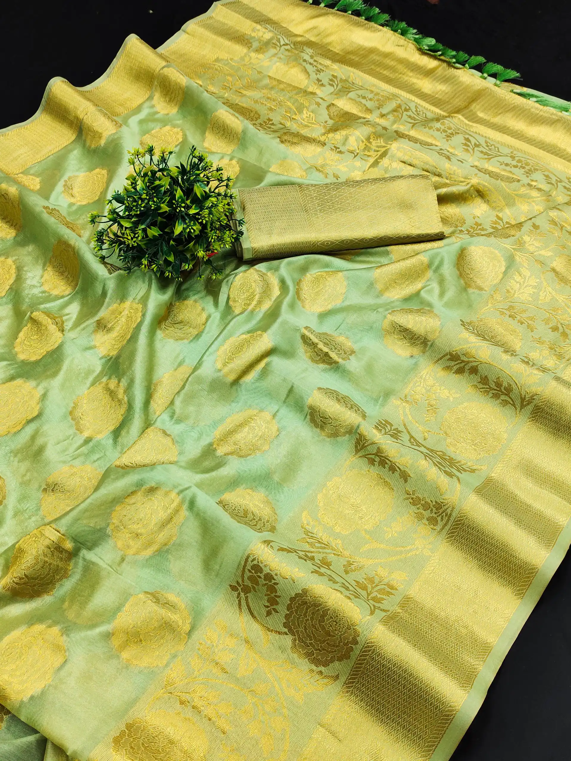 MB™3225 Green Color Pure Organza Gold Zari Weaving Silk Saree Casual, Wedding, Party Wear, Festival, Events Etc. Expected Delivery 4-6 Working Days @1499/- | Sarees, Bollywood Sarees, Creative Sarees, Designer Sarees, Embroidered Sarees, Ethnic Saree, Modern Digital sarees, Party Wear Sarees