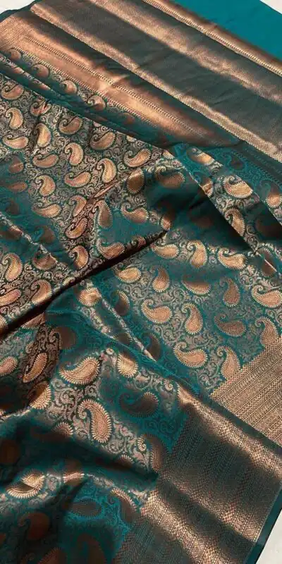 MS 252 Green Color Soft Lichi Silk Border And Rich Pallu Saree Casual, Party Wear, Wedding, Events, Etc. Expected Delivery 4-6 Working Days 1449/- | Sarees, Bollywood Sarees, Creative Sarees, Designer Sarees, Embroidered Sarees, Ethnic Saree, Modern Digital sarees, Party Wear Sarees