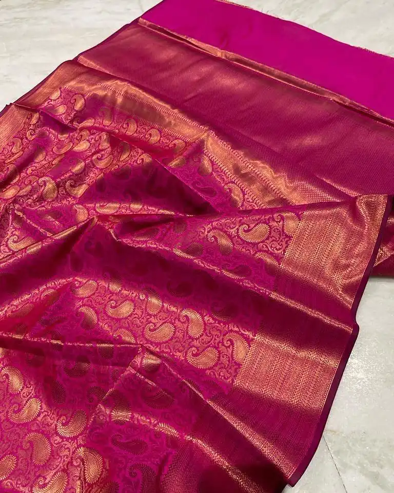 MS 252 Pink Color Soft Lichi Silk Border And Rich Pallu Saree Casual, Party Wear, Wedding, Events, Etc. Expected Delivery 4-6 Working Days 1449/- | Sarees, Bollywood Sarees, Creative Sarees, Designer Sarees, Embroidered Sarees, Ethnic Saree, Modern Digital sarees, Party Wear Sarees