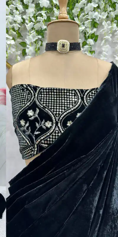 KD-439  Saree : Sequence Work Blouse : Sequence Lace work Party Wear, Wedding Wear, Events Etc.@1999/- | Sarees, Bollywood Sarees, Creative Sarees, Designer Sarees, Ethnic Saree, Modern Digital sarees, Party Wear Sarees