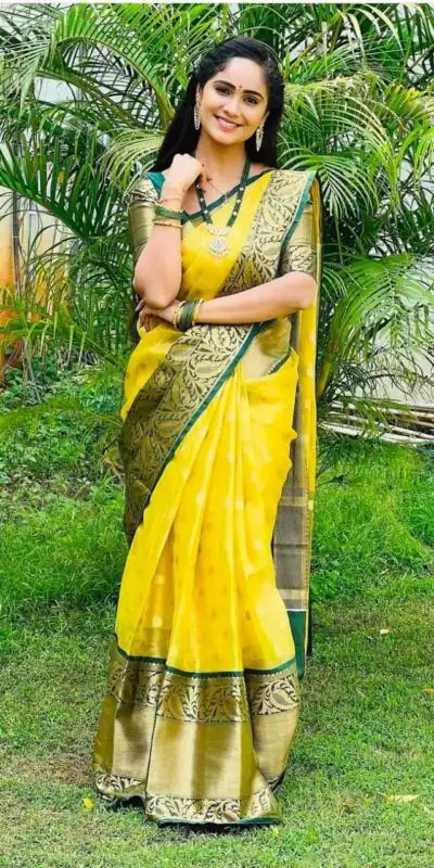 DDF Yellow Green Soft Lichi Silk With Ordinary Design Saree Casual, Party Wear, Wedding, Events, Etc. Expected Delivery 4-6 Working Days 1499/- | Sarees, Bollywood Sarees, Creative Sarees, Designer Sarees, Embroidered Sarees, Ethnic Saree, Modern Digital sarees, Party Wear Sarees