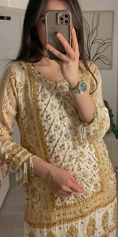 LG 1829 Off White Color Georgette Sequence Embroidery Work Salwar Suit Casual, Wedding, Festive, Events Etc. Expected Delivery 4-6 Working Days @1999/- | Salwar suit, Designer Suits, Casual Suits, Creative suits, Party Wear Suits, Patiala Suits, Straight Suits