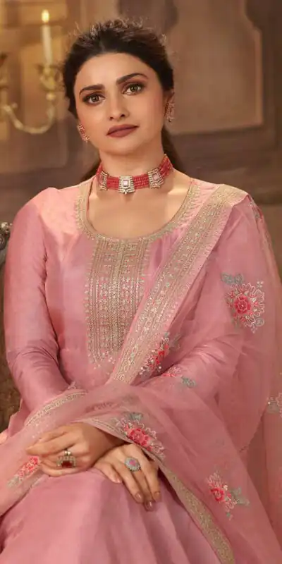 FC Noor Pink  Gown Dola Silk Embroidery Sequence Work Anarkali Suit Wedding, Party, Festive events, etc. Expected Delivery  4-6 Working Days @2399/- Only | Anarkali Suits, Bollywood Anarkali, Creative-Anarkali, Designer Anarkali, Embroidered Anarkali, Party Wear Anarkali