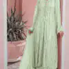 Latest Parrot Green Color Georgette Embroidered Sequence Work Straight Salwar Suit