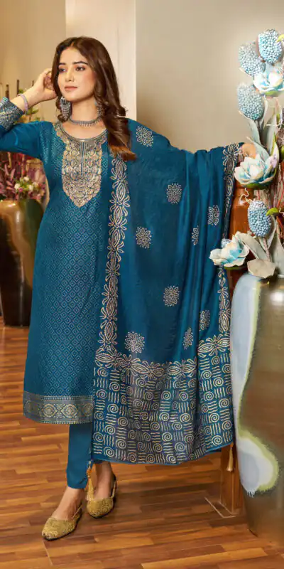INLI Jasmin 3 Blue Color Rayon Embroidery Work Printed Kurti Casual, Wedding, Party, Festive, Events Etc. Expected Delivery 4-6 Days @1849/- | Kurti, Bollywood Kurti, Creative Kurtis, Designer Kurti, Party Wear Kurti, Selfie Kurti
