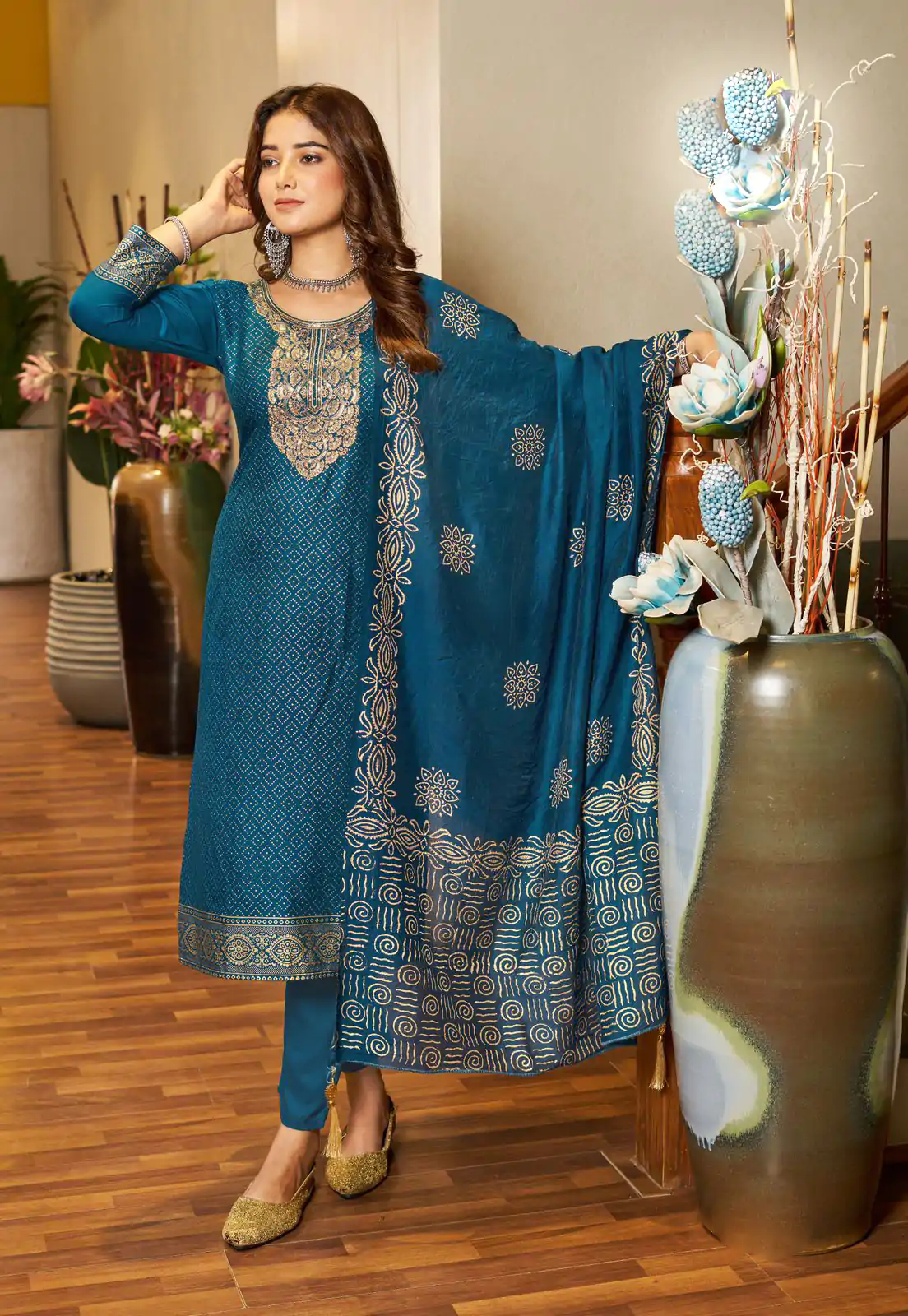 INLI Jasmin 3 Blue Color Rayon Embroidery Work Printed Kurti Casual, Wedding, Party, Festive, Events Etc. Expected Delivery 4-6 Days @1849/- | Kurti, Bollywood Kurti, Creative Kurtis, Designer Kurti, Party Wear Kurti, Selfie Kurti