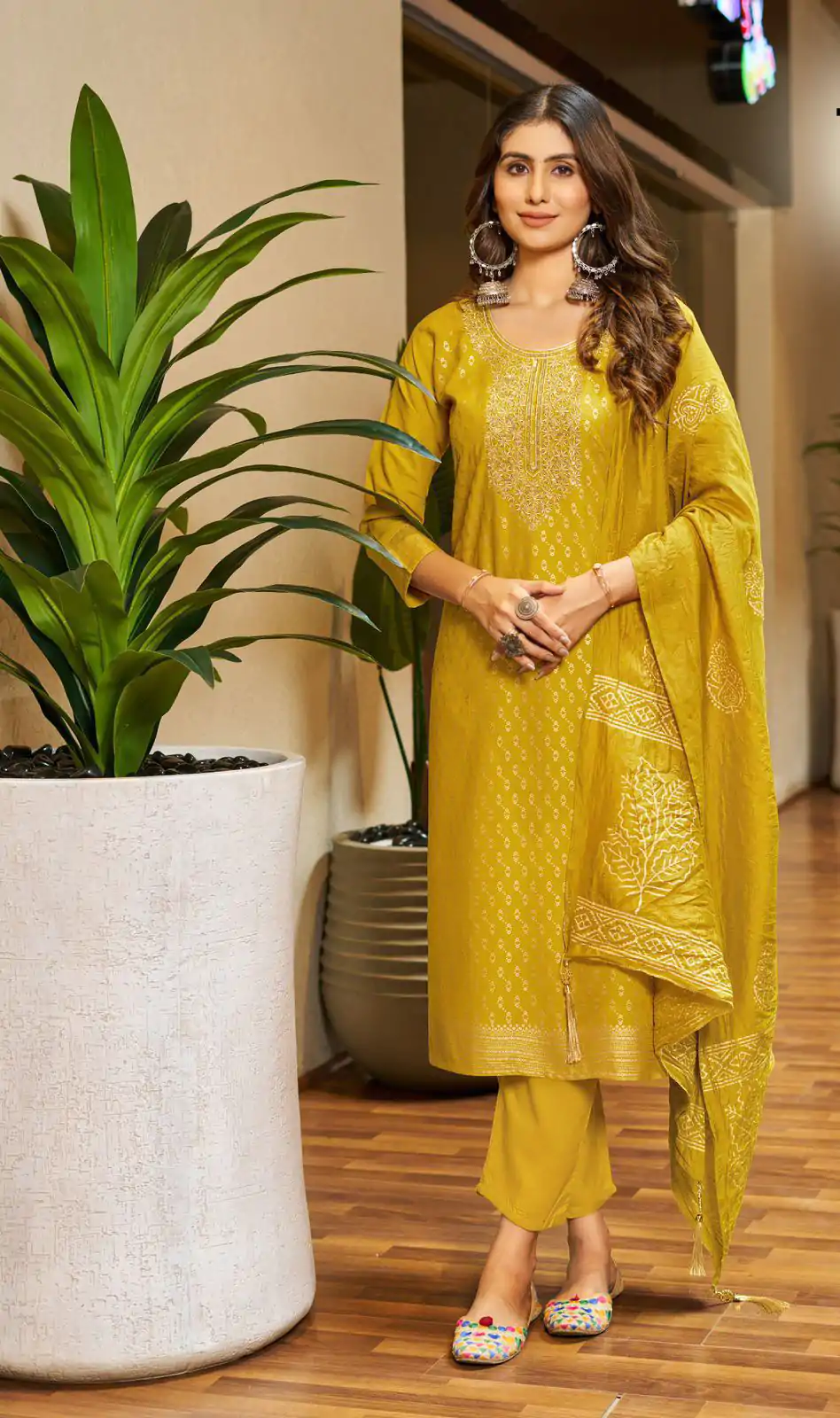 INLI Jasmin 3 Yellow Color Rayon Embroidery Work Printed Kurti Casual, Wedding, Party, Festive, Events Etc. Expected Delivery 4-6 Days @1849/- | Kurti, Bollywood Kurti, Creative Kurtis, Designer Kurti, Party Wear Kurti, Selfie Kurti