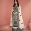 Miracle White Color heavy Sequence Embroidery work Salwar Suit