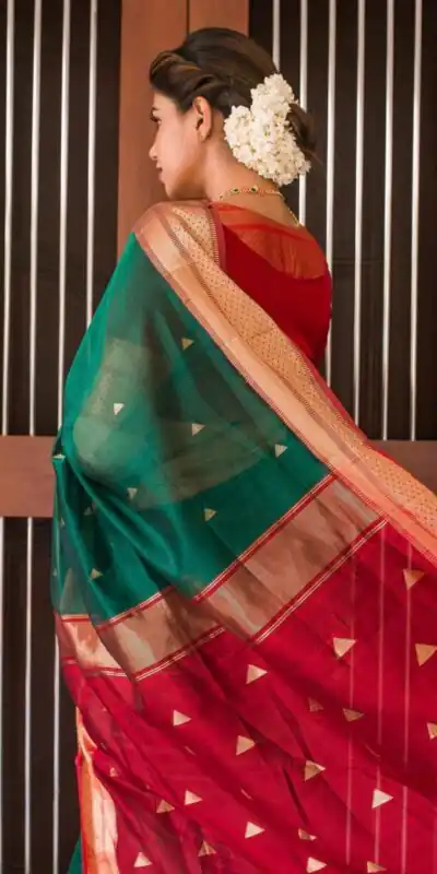 DDF Triveni Green Color Banarasi Soft Silk Ordinary Design Saree Casual, Party Wear, Wedding, Events, Etc. Expected Delivery 4-6 Working Days 1499/- | Sarees, Bollywood Sarees, Creative Sarees, Designer Sarees, Embroidered Sarees, Ethnic Saree, Modern Digital sarees, Party Wear Sarees