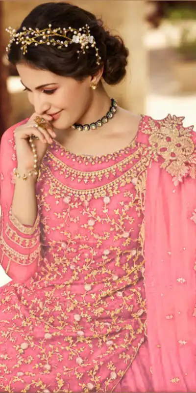 S 15030 Pink Color Georgette Soft Net Sequence Embroidery Work Lehenga Choli Wedding, Party, Events Etc. Expected Delivery 4-6 Working Days @2299/- | Lehenga, Bollywood Lehenga, Creative Lehenga, Designer Lehenga, Embroidered Lehenga, Party Wear Lehenga
