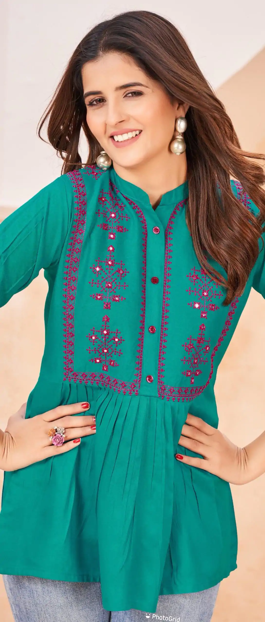 INLI Bubbly Peacock Green Color Heavy Rayon With Embroidery work Kurti Casual, Wedding, Party, Festive, Events Etc. Expected Delivery 4-6 Days @999/- | Kurti, Bollywood Kurti, Creative Kurtis, Designer Kurti, Party Wear Kurti, Selfie Kurti
