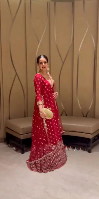 ZSR 773 Maroon Color Color Georgette Embroidery Sequence Work Gown Casual, Wedding, Party, Festive, Events Etc. Expected Delivery 4-6 Working Days 2299/- | Gowns, Bollywood Gowns, Creative Gowns, Designer Gowns, Embroidered Gowns, Party Wear Gowns