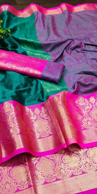 MB™️ 3204 Green Color Pure Mercerized Cotton Silk Saree Casual, Wedding, Party Wear, Festival, Events, Etc. Expected Delivery 4-6 Working Days @1449/- | Sarees, Bollywood Sarees, Creative Sarees, Designer Sarees, Embroidered Sarees, Ethnic Saree, Modern Digital sarees, Party Wear Sarees