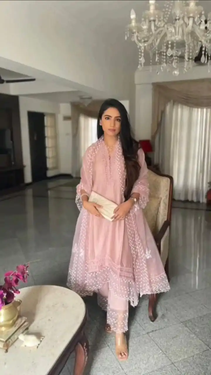 NSR 600 Baby Pink Color Jam Cotton Embroidery Work Sharara Suit Casual, Wedding, Party, Festive, Events Etc. Delivery 4-6 Working Days @1799/ | Jump Suits, Salwar suit, Designer Suits, Casual Suits, Creative suits, Palazzo Suits, Party Wear Suits, Patiala Suits, Straight Suits