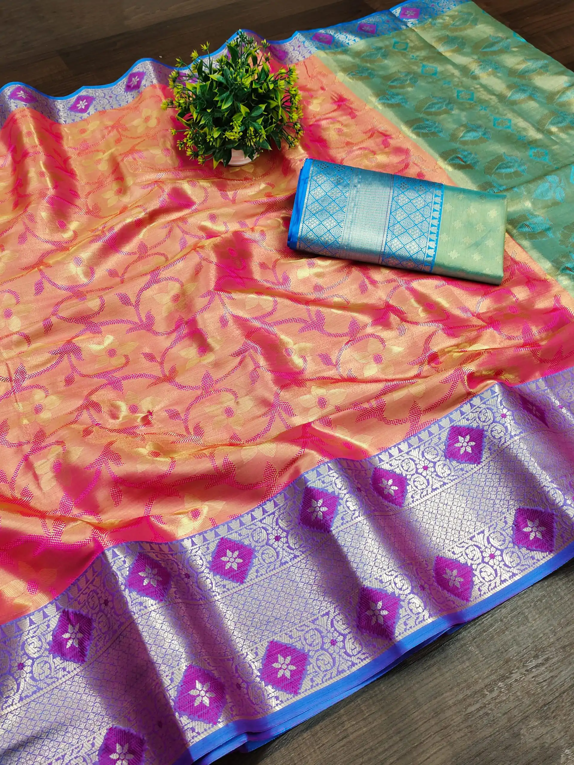 MB™️ 3236 Pink Color Soft & Pure Organic Silk Gold Zari Weaving Saree Casual, Party Wear, Wedding, Events Etc. Expected Delivery 4-6 Working Days @1699/- | Sarees, Bollywood Sarees, Creative Sarees, Designer Sarees, Embroidered Sarees, Ethnic Saree, Modern Digital sarees, Party Wear Sarees