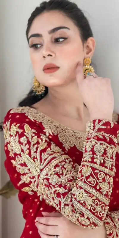 ZSR 3060 Red Color Georgette Embroidery Sequence Work Gown Casual, Wedding, Party, Festive, Events Etc. Expected Delivery 4-6 Working Days @1999/- | Gowns, Bollywood Gowns, Creative Gowns, Designer Gowns, Embroidered Gowns, Party Wear Gowns