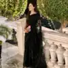 JR 594 Black Color Georgette Embroidery Sequence work Saree Casual, Wedding, Festive, Events Etc. Expected Delivery  4-6 Working Days @1649/- | Sarees, Bollywood Sarees, Creative Sarees, Designer Sarees, Embroidered Sarees, Ethnic Saree, Modern Digital sarees, Party Wear Sarees