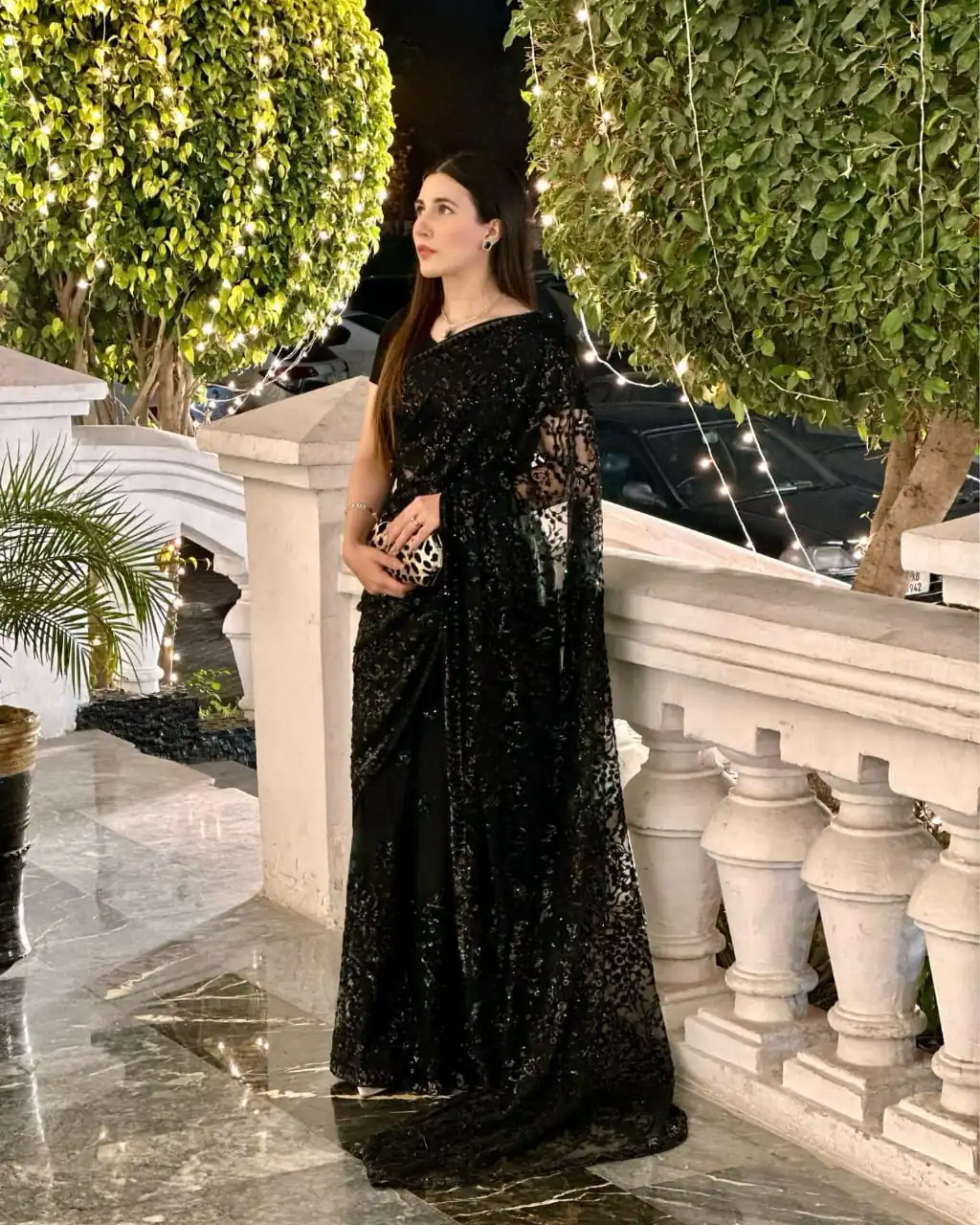 JR 594 Black Color Georgette Embroidery Sequence work Saree Casual, Wedding, Festive, Events Etc. Expected Delivery  4-6 Working Days @1649/- | Sarees, Bollywood Sarees, Creative Sarees, Designer Sarees, Embroidered Sarees, Ethnic Saree, Modern Digital sarees, Party Wear Sarees