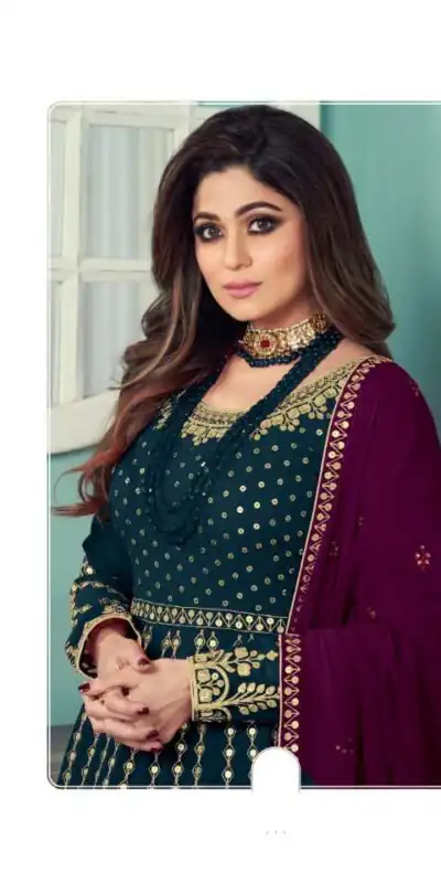 adorable-stone-green-color-gown-georgette-with-embroidery-work