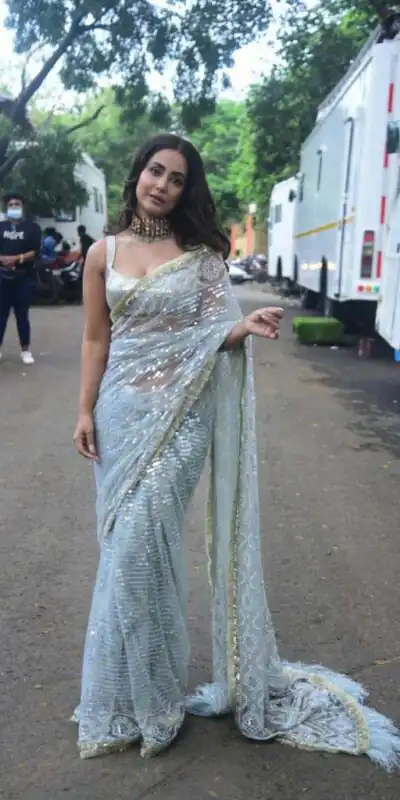 KT 230 White Saree : Heavy Nylon Mono Net Blouse : Banglori Satin Silk Work : Embroidery With Heavy Sequence Work Wedding, Festive @1999/- | Sarees, Bollywood Sarees, Creative Sarees, Designer Sarees, Embroidered Sarees, Party Wear Sarees