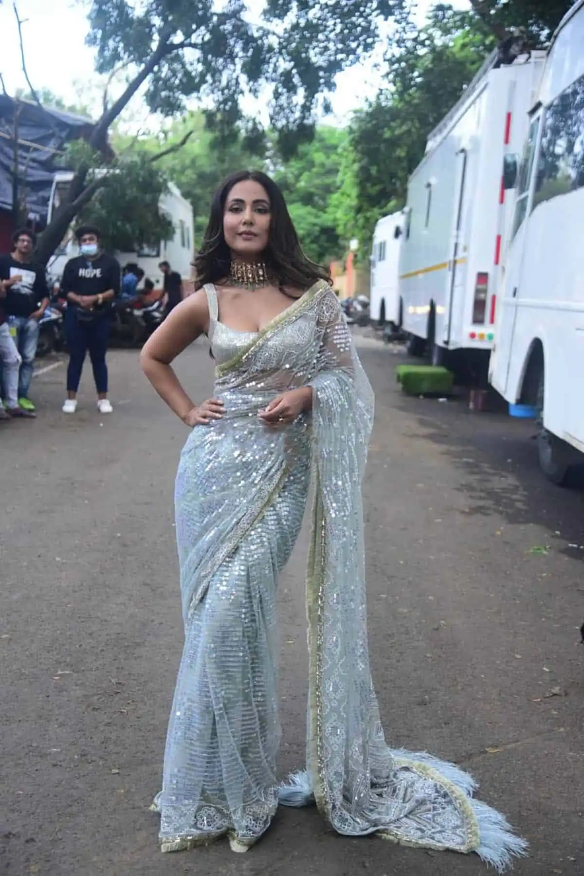 KT 230 White Saree : Heavy Nylon Mono Net Blouse : Banglori Satin Silk Work : Embroidery With Heavy Sequence Work Wedding, Festive @1999/- | Sarees, Bollywood Sarees, Creative Sarees, Designer Sarees, Embroidered Sarees, Party Wear Sarees