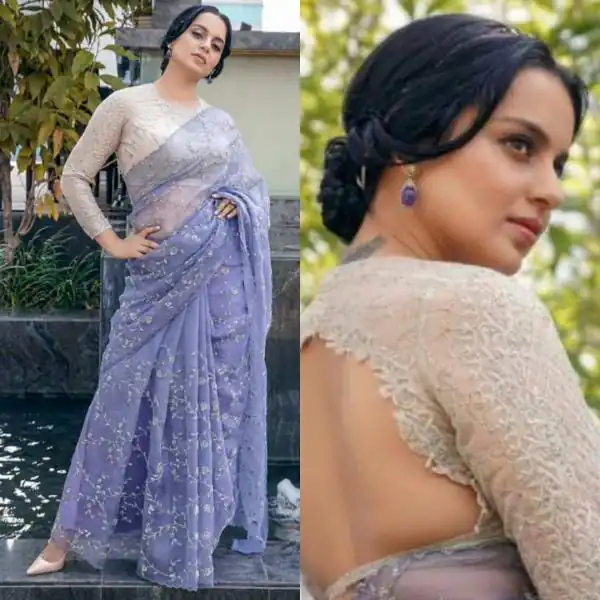 BT-241Color: Grey Fabrics: Lilac Organza With Fancy Thread & Multi Rich Sequence Work Blouse : Taffeta Silk With Fancy Thread & Multi Rich Multi  Work | Sarees, Bollywood Sarees, Creative Sarees, Designer Sarees, Embroidered Sarees, Ethnic Saree, Modern Digital sarees, Party Wear Sarees