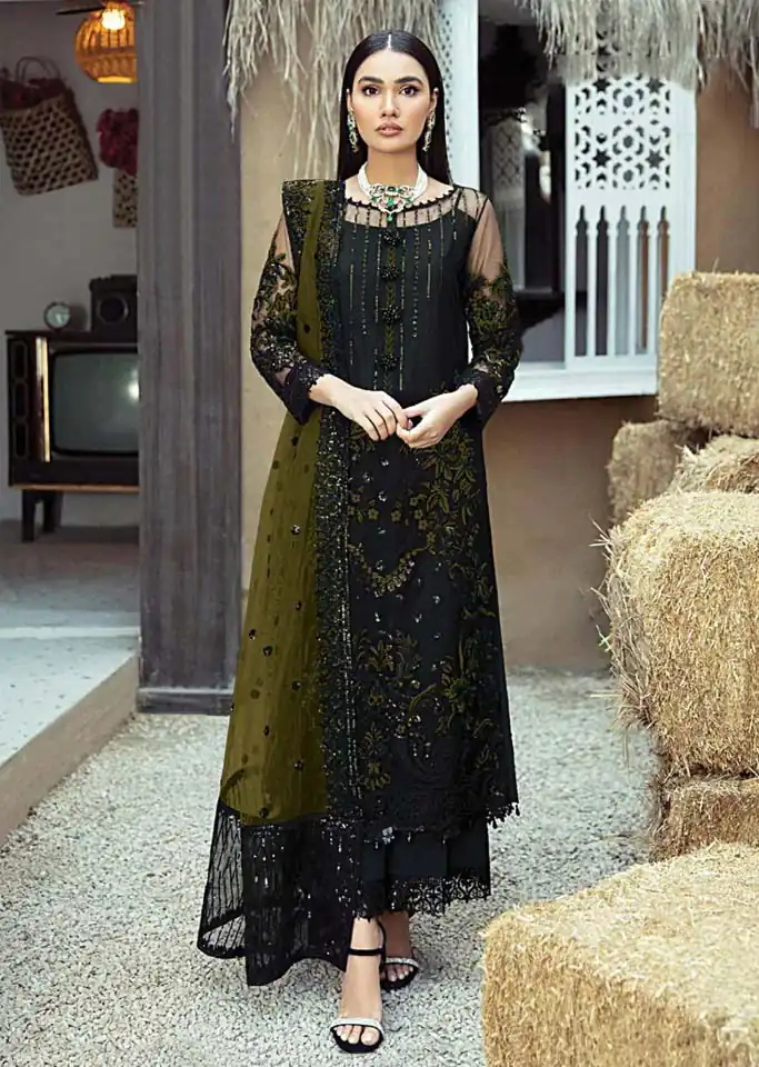 new-exclusive-black-green-faux-georgette-salwar-suit