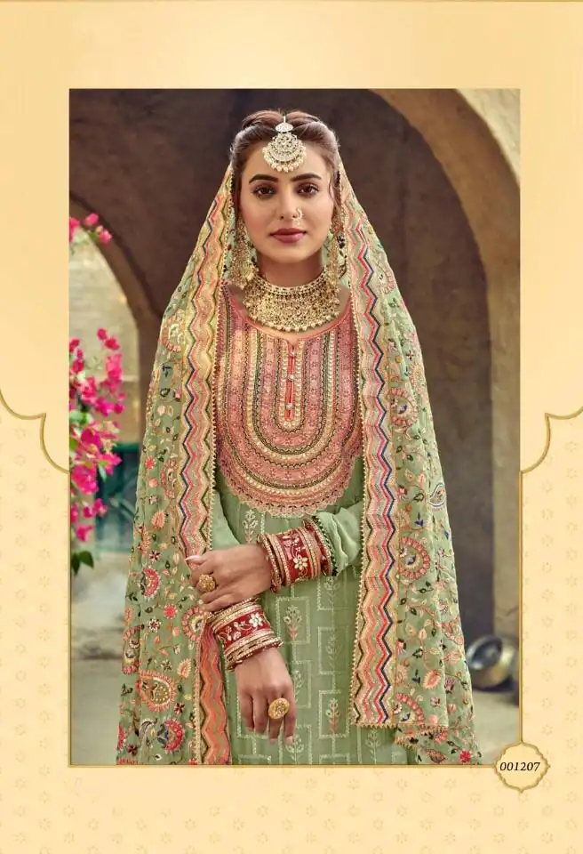 new-exclusive-green-color-embroidery-work-sharara-suit