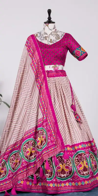 LNB1639 Pink Color Lehenga : Dola Silk Blouse : Georgette Work : Foil Work Traditional Wear, Festive, Wedding, Events @2299/- | Lehenga, Bollywood Lehenga, Creative Lehenga, Designer Lehenga, Embroidered Lehenga, Party Wear Lehenga