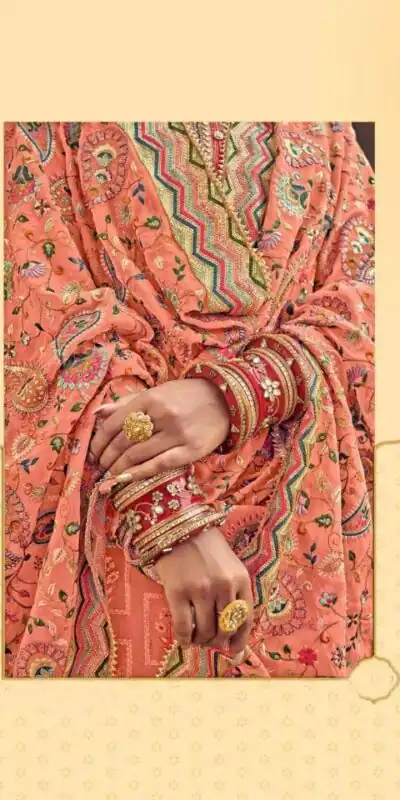 new-exclusive-peach-color-embroidery-work-sharara-suit