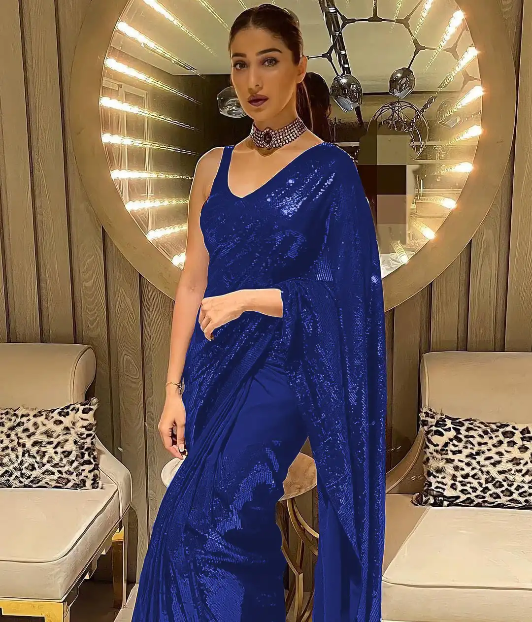 KT 176 Blue Saree : Georgette Blouse : Benglori Silk Work : Fancy Sequence Work Wedding, Festive @1599/- Only | Sarees, Bollywood Sarees, Creative Sarees, Designer Sarees, Embroidered Sarees, Ethnic Saree, Party Wear Sarees