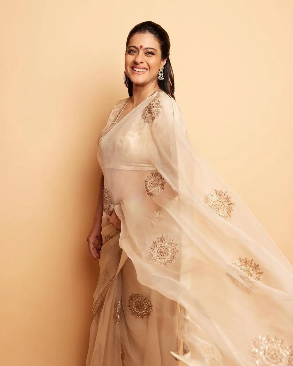 BT 1170 Cream Saree : Georgette Work : Embroidery With Sequence Work, Blouse : Banglory Silk Traditional Wear, Wedding Wear, Events Etc.@2099/- | Sarees, Bollywood Sarees, Creative Sarees, Designer Sarees, Embroidered Sarees, Modern Digital sarees